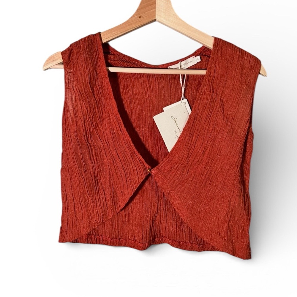 Savannah Morrow Zuma Scarlette Vest Top Size Medium